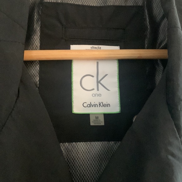 Calvin Klein Trench Windbreaker Jacket Medium - Picture 2 of 7